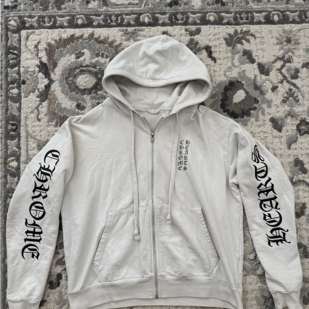 Chrome Hearts gray Hoodie xs